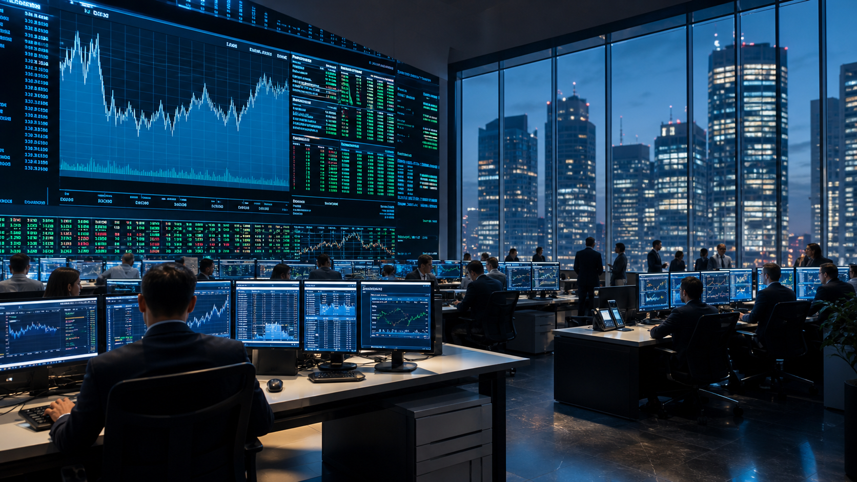 Market exchange floor